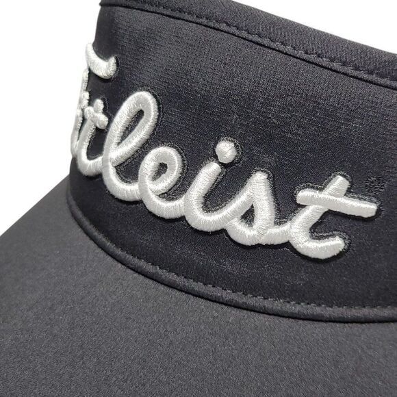 Titleist Womens Sundrop Sun Visor Hat Golf Black UPF 50 Wicking Adjustable NEW - Picture 8 of 13